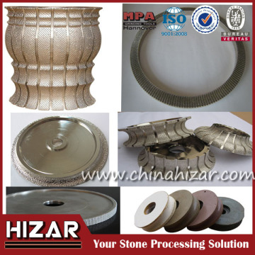 Vaccum Brazed Stone Grinding Wheel