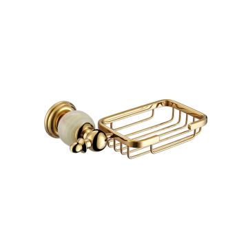 Brass Gold Soap Holder For Bathroom Wall-mounted