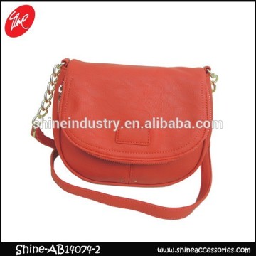 Trendy Women Hobo Messenger Bag with Metal Chain