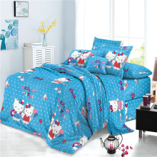 Textiles Polyester Imprimé Enfants Draps De Lit Hello Kitty