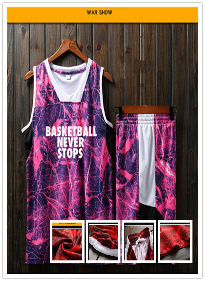 Spot Supply Print Dry Fit Sleeveless Basketball Jersey for Men