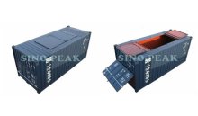 bulk shipping open top container