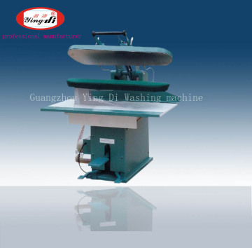 Laundry shop clothes steam press ironing machine, press iron equipment