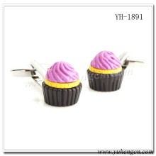 YH-1891 Novelty Cake Cufflinks,Food Cufflinks