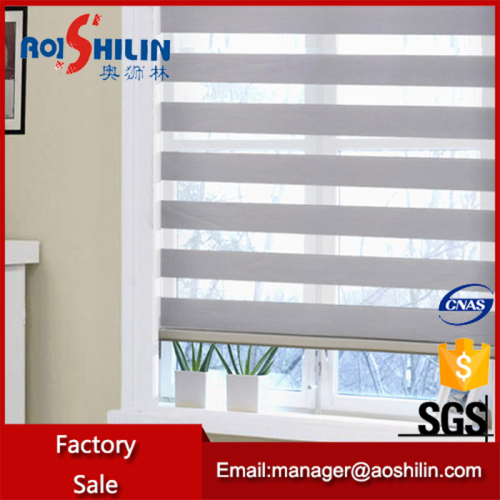 China superior manual zebra blinds with decorative design