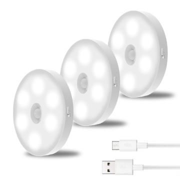 USB Rechargeable Motion-Sensing LED Nightlight