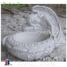 Granite Angel Flower Planter Pot