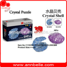 DIY 3D crystal puzzle crystal block 3d jigsaw puzzle