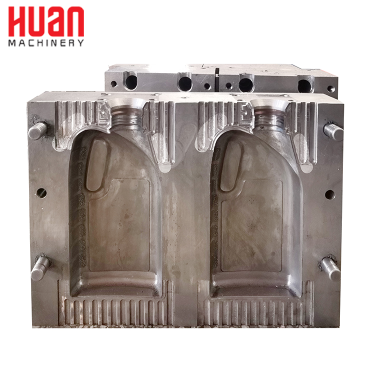 2 cavity pe bottle jerry can mold manufacture