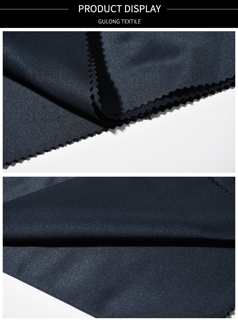 double layer way stretch heavy twill fabric for dress or trousers