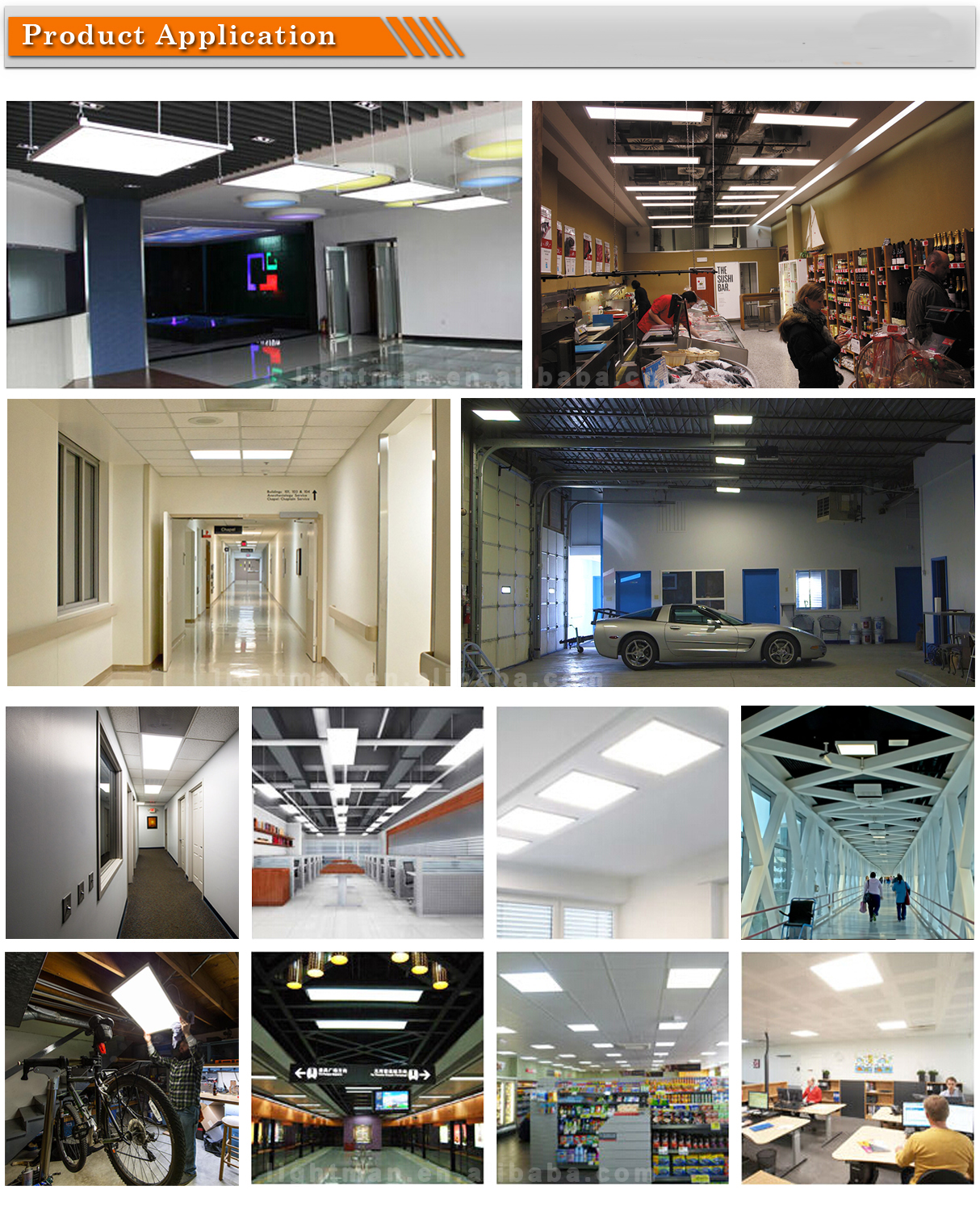 48W 600x600 Dimmable Led Flat Panel Ceiling Light