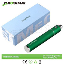 2014 Hot selling e-cigarette battery Mego Twist Battery