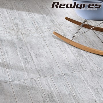 Flexible unpolished embossed commercial grade floor tile