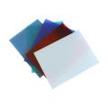 แผ่นกระดาษลูกฟูก POLYCARBONATE SELID SHEET SHEET HOLLOW SHEET สำหรับคลังสินค้าเรือนกระจกที่จอดรถสกายไลท์