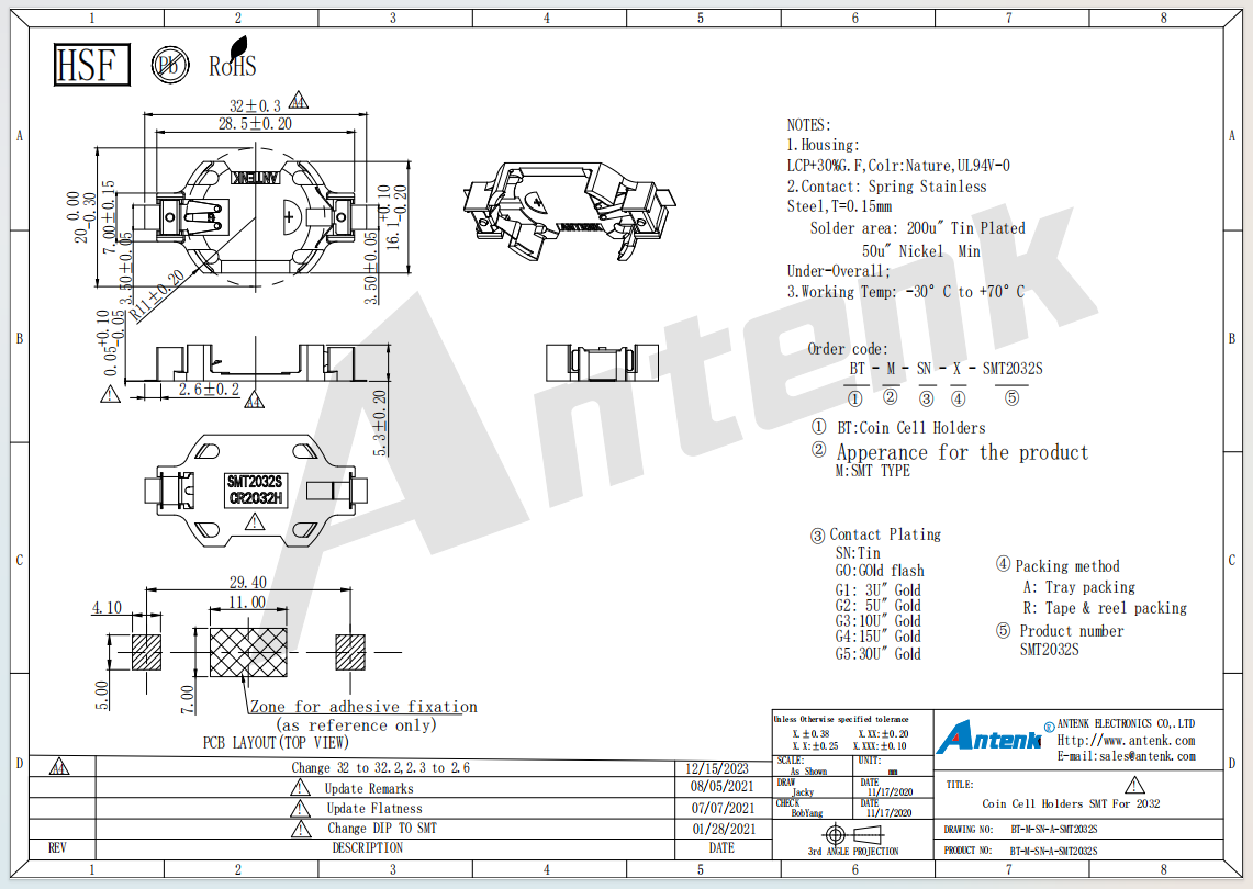 BT-M-SN-A-SMT2032S BT-M-SN-A-SMT2032S