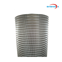 Wedge Wire Filtration Tube for Food Industry
