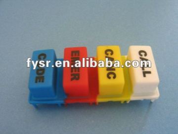 Remote controller keypad/silicone rubber buttons