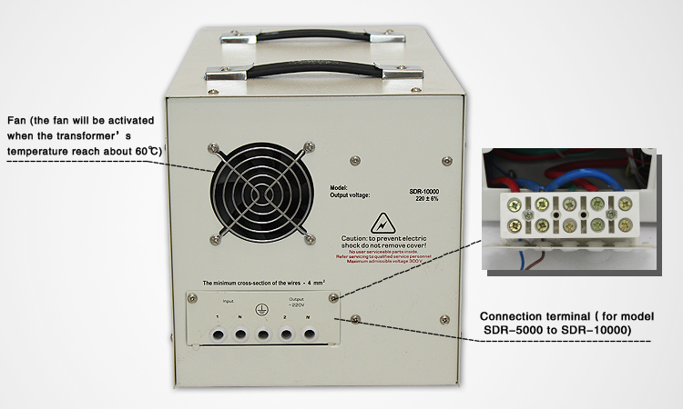 SDR Fashion Design, 2kw 3kw Automatic Voltage Stabilizer