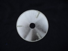 Continuous rim Electroplated blades with Straight protections and flange