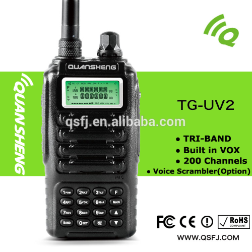 handheld type voice scrambler walkie talkie TG-UV2
