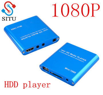 SITU Mini Full Hd 1080p Usb External Hdd Player With SD MMC Card Reader Host Support Mkv Hdmi Hdd Media Player