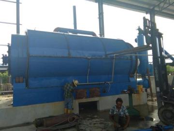 waste plastics recycle to energy pyrolysis machine