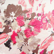 Custom Make Hawaiian Flower Print 100 Silk Crepe Satin,Silk Georgette Satin Fabirc
