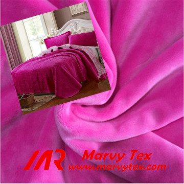 printed velboa velvet fabric for making bed sheets