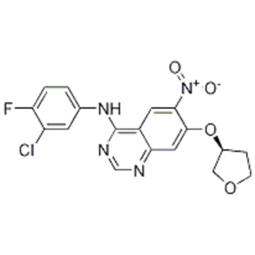 4-QuinazolinaMina, N- (3-cloro-4-fluorofenil) -6-nitro-7 - [[(3S) -tetra-hidro-3-furanil] oxi] - CAS 314771-88-5