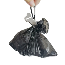 Hands-Free Pet Leash Bag Dispenser Clip