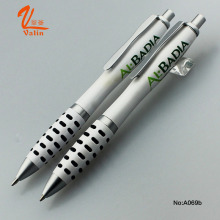 Рекламная белая шариковая ручка с логотипом