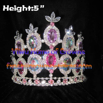 5inch Big Diamond Pageant Queen Crowns