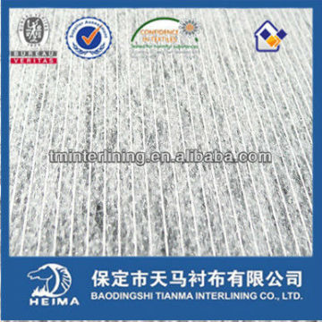 double dot adhesive non woven stitch interlining fabrics