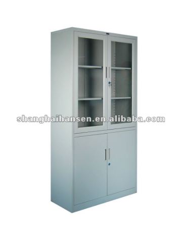 Glass Door Metal Furniture File Cabinet