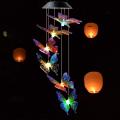 Colorful Butterfly Wind Chime