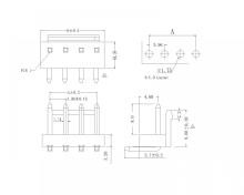 VH3.96mm 90°Wafer Connector Series AW3961RP-NP