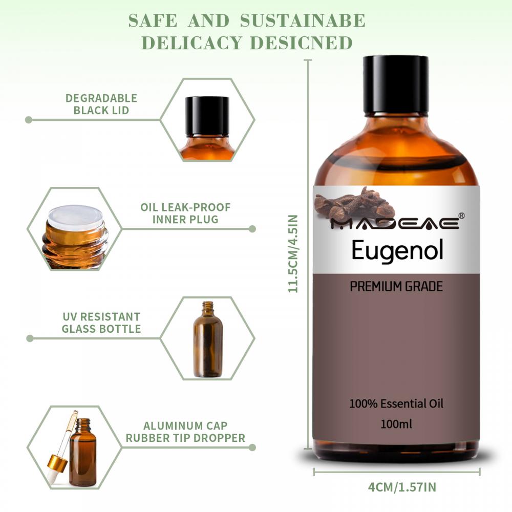 Olio di eugenolo per la natura pura all&#39;ingrosso per aromaterapia