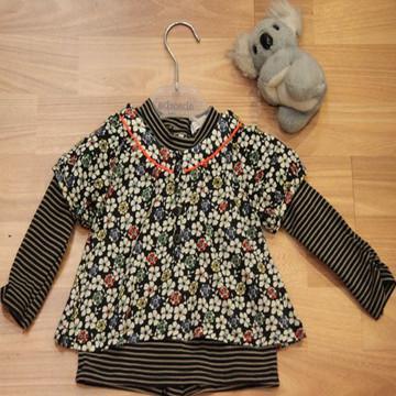 Fashion baby dress designs girls causal wear