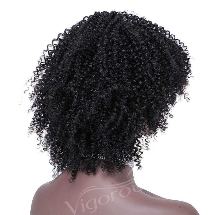 Short bob afro curly wholesale inch pixie cut wave black cheap glueless brazilian real human hair wigs black women