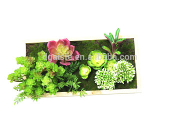 Home garden decorative Artificial Green Plant Wall Hanging photo socket Frames ZWQK06 102