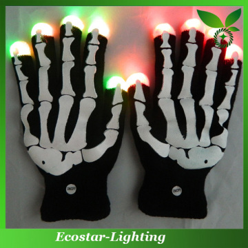 Skeleton Glowing LED Gloves