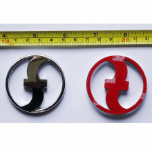 Car Chrome Emblem Adhesive Auto Body ABS Badge