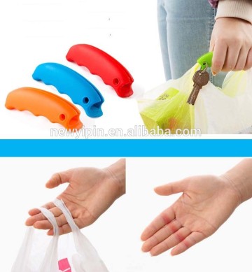 Promotion Gift Convenient Useful Cheap Shipping Bag Silicone Handle Cover,silicone shopping bag carrying handle