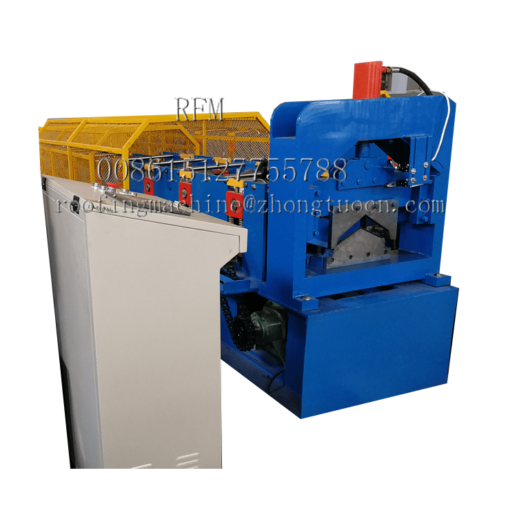 Steel Roof Ridge Cap Forming Machine