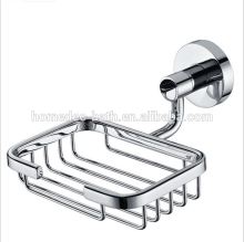 Wall Mounted Brass Soap Basket Square Soap Flower Basket