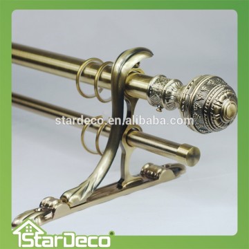 Hot sell window curtain rods with curtain finial