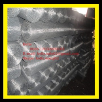 crimped Square Wire Mesh/galvanized square wire mesh hard wire cloth (ISO Anping YongWei Factory )