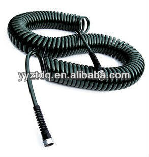 spiral coiled wire cable