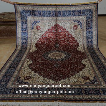 6.56'x9.84' Hand Knotted Pure Silk Oriental Carept