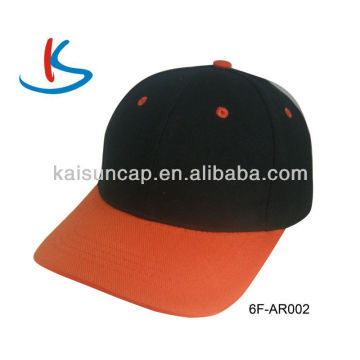 Wholesale blank baseball cap with 6 embroidery eyelets